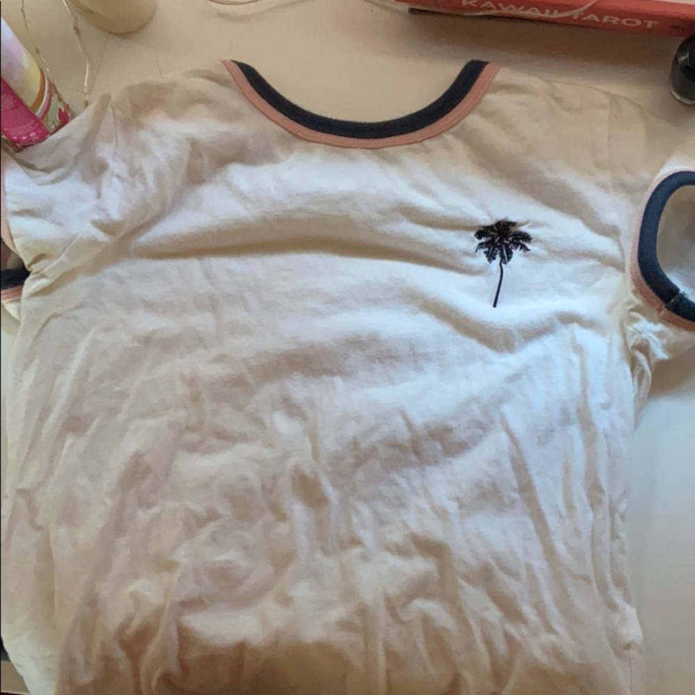 White crop top size small from forever 21
